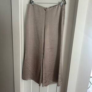 Vince Tan Wide-Leg Pants NWT